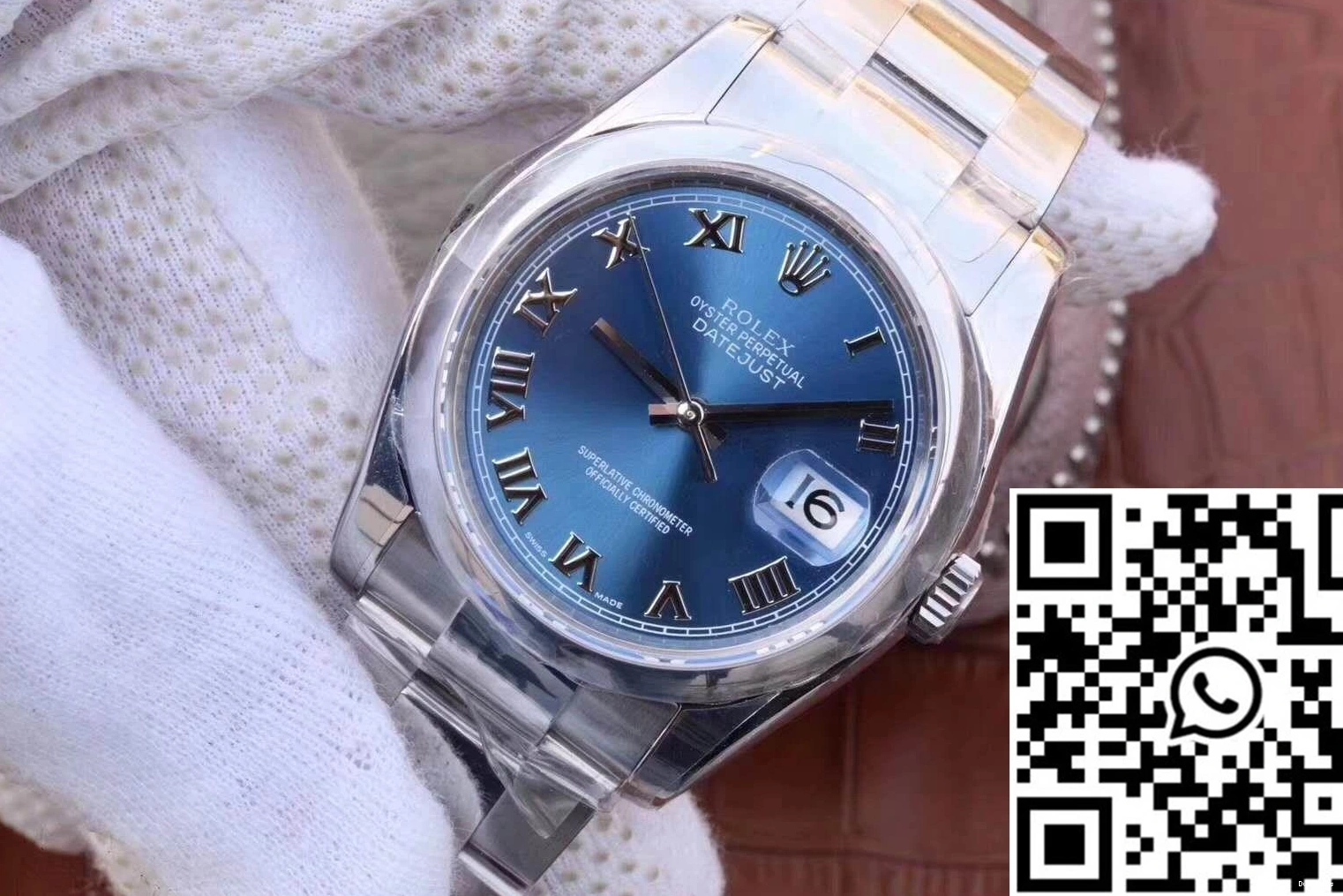 655 AR Dial II 36MM Datejust Rolex Blue 116334 Factory Affordable 0706